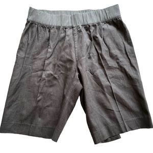 SOFT SURROUNDING PULL ON SHORTS SIZE LARGE PETITE CASUAL CHIC STYLISH MODERN